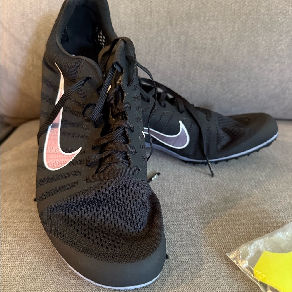 Men’s Nike Black and White Track Spikes- Track Season